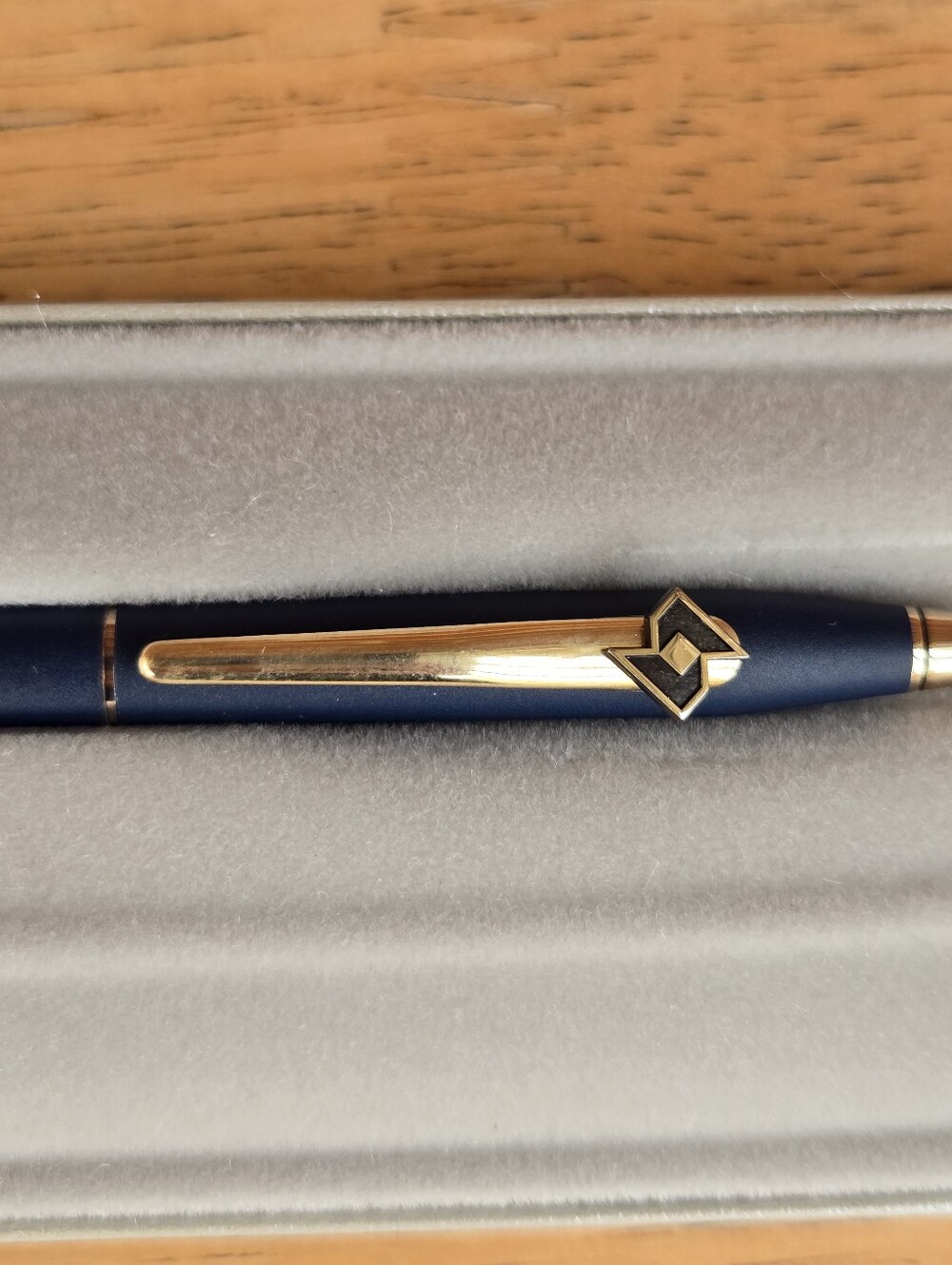 CROSS ball point blue pen thin New in Box Blue ink #2402